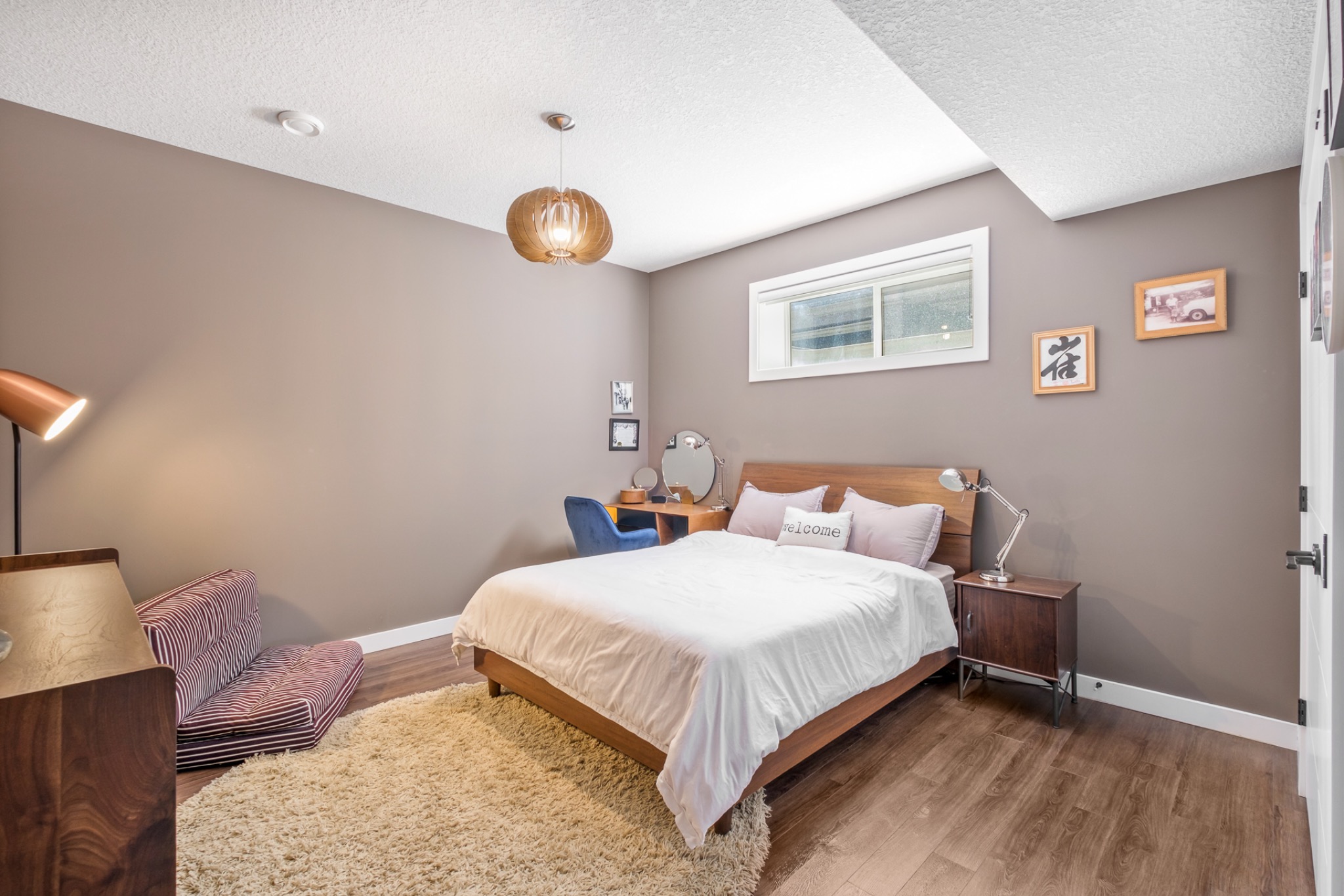 Basement bedroom