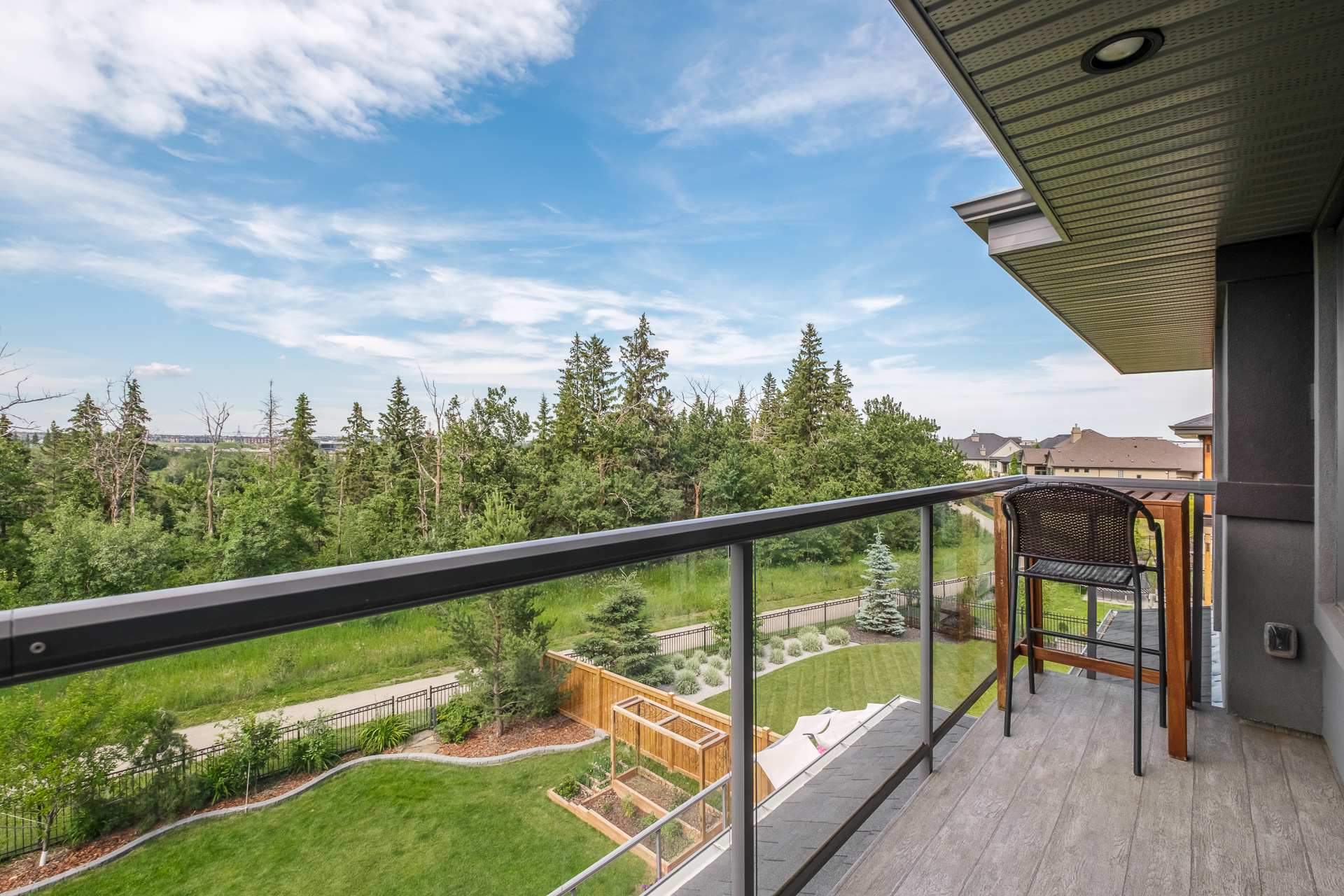 Bonus room balcony